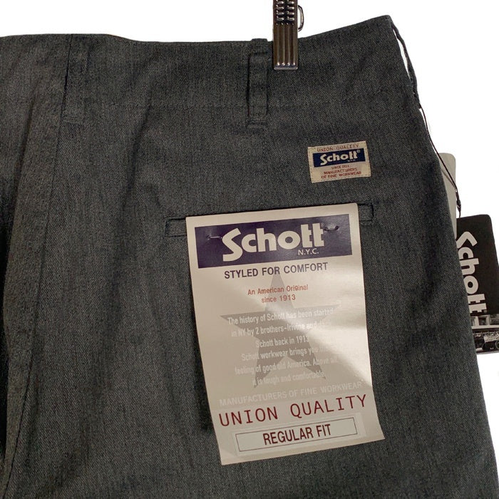 Schott ショット TC WORK PANTS チノツイル ワークパンツ グレー 3116036 Size XL 福生店