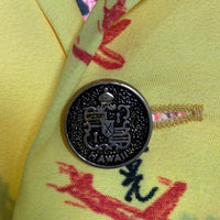 SUN SURF サンサーフ KEONI OF HAWAII KING TERRY'S レーヨン アロハシャツ レッド イエロー 総柄 SS32302 Size M 福生店