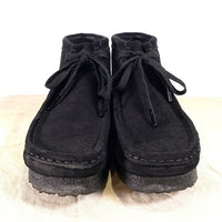 CLARKS クラークス Wallabee Boots ワラビーブーツ ブラックスウェード US8 1/2 (26.5cm) 福生店