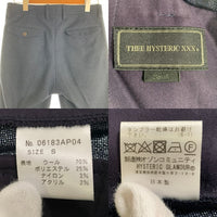 THEE HYSTERIC XXX ジィヒステリックトリプルエックス ウール テーパードスラックス ネイビー 06183AP04 Size S 福生店