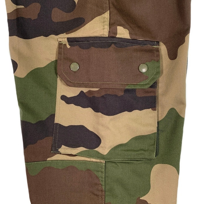 French Army フランス軍 F2 カモフラージュ パラシュートパンツ カーゴ ダブルニー Size 88/92 福生店