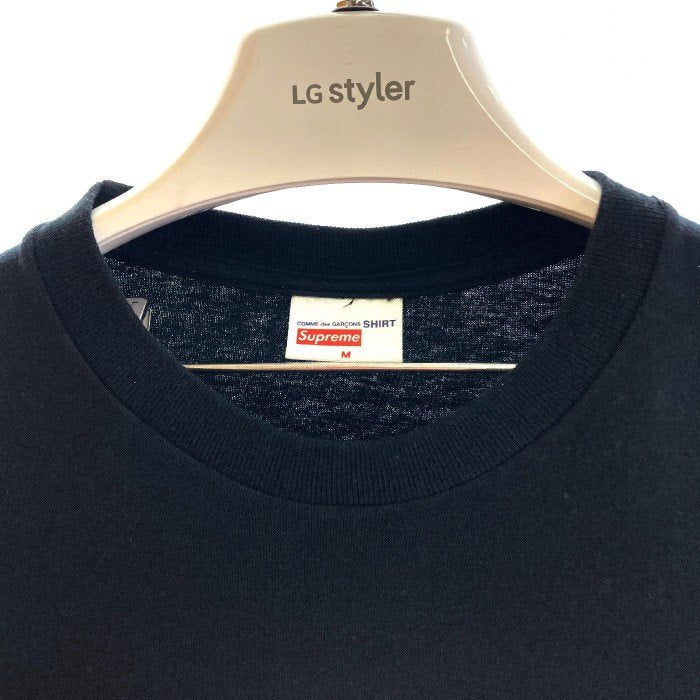 Supreme×COMME des GARCONS SHIRT シュプリーム×コムデギャルソンシャツ Box Logo Tee ブラック sizeM 瑞穂店