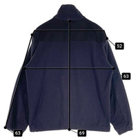 Royal Mail ロイヤルメール RMF1 LONG SLEEVE FLEECE 切替 ジップアップフリースジャケット ネイビー ブラック Size L 福生店