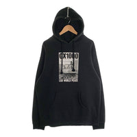 GX1000 ジーエックスセン LSD WORLD PEACE Hooded Sweatshirt プルオーバースウェットパーカー フーディ ブラック Size L 福生店