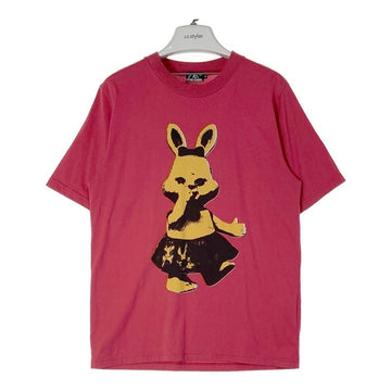 HYSTERIC GLAMOUR ヒステリックグラマー 02202CT28 LITTLE RABBIT Tシャツ レッド sizeM 瑞穂店