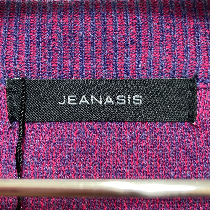JEANASIS ジーナシス JS064131MW プルオーバー ニット パープル sizeF 瑞穂店