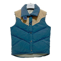 William Barry ウィリアムバリー 80's コーデュロイ切り替え ダウンベスト ネイビー sizeM 瑞穂店