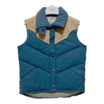 William Barry ウィリアムバリー 80's コーデュロイ切り替え ダウンベスト ネイビー sizeM 瑞穂店