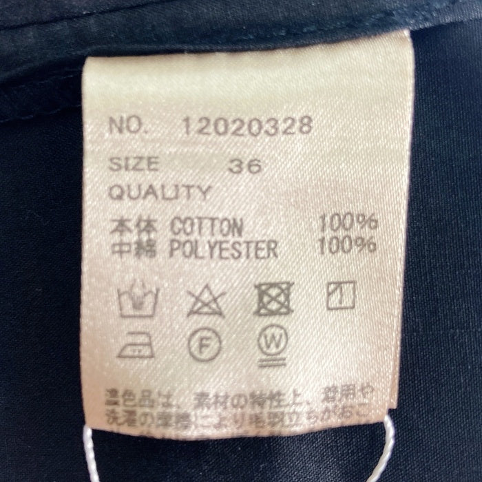 TODAYFUL トゥデイフル 20AW Quilting Shirts Dress スタンドカラーシャツワンピース ブラック 12020328 Size 36 瑞穂店