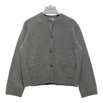 Traditional Weatherwear トラディショナルウェザーウェア L242THKCD0315EQ クルーネックカーディガン ウール LUDLOW ラドロウ グレー sizeS 瑞穂店