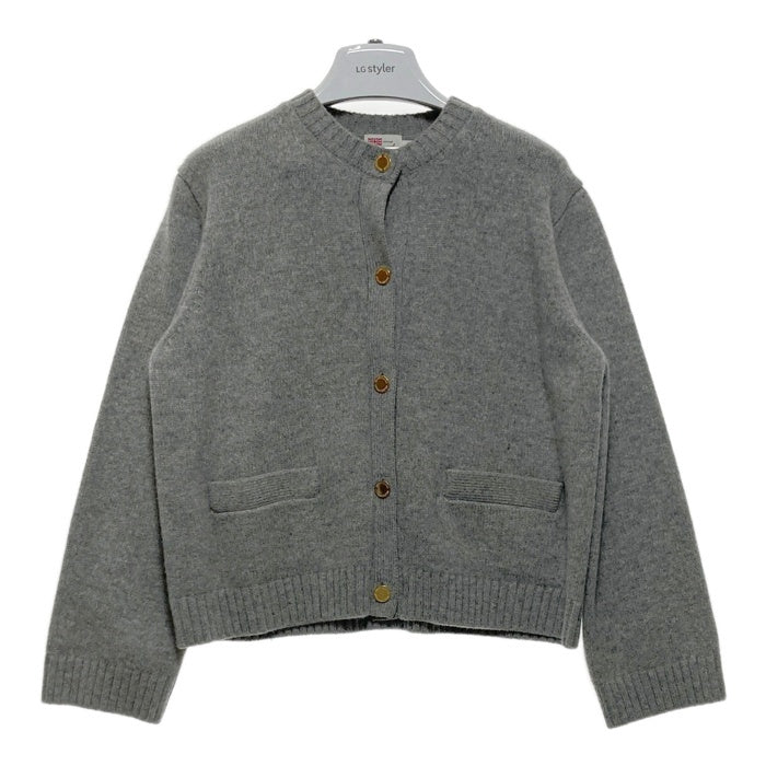 Traditional Weatherwear トラディショナルウェザーウェア L242THKCD0315EQ クルーネックカーディガン ウール LUDLOW ラドロウ グレー sizeS 瑞穂店