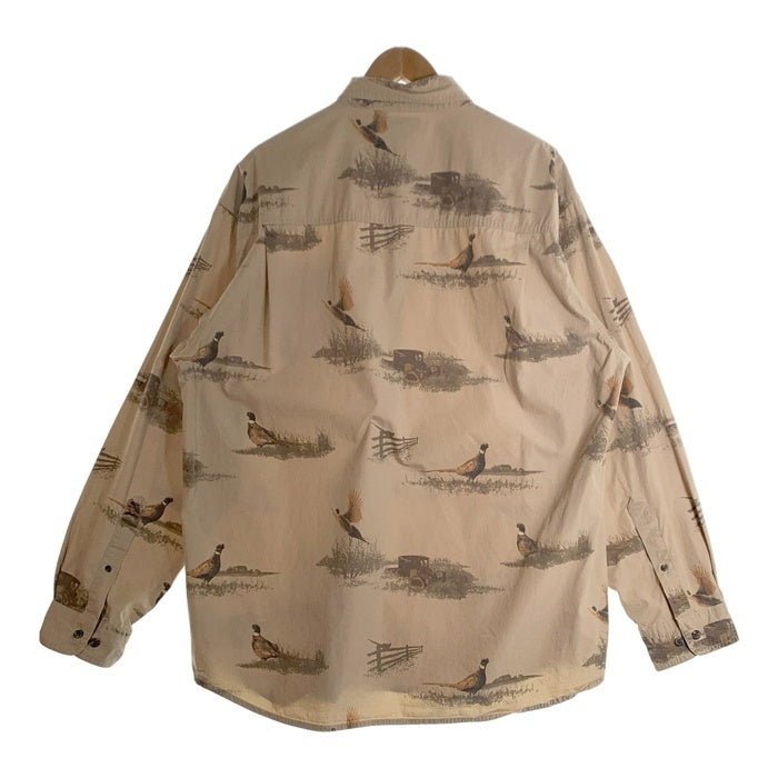 00's Columbia コロンビア RIVER LODGE 長袖 ボタンダウン シャツ ベージュ 0206 HM7077 Size XL 福生店