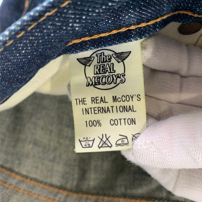 THE REAL McCOY`S リアルマッコイズ Lot004 テーパードデニムパンツ ジーンズ インディゴ Size 31 福生店