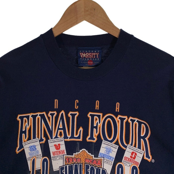 90’s NCAA 1998 FINAL FOUR プリントTシャツ カレッジバスケットボール ネイビー Size XL 福生店