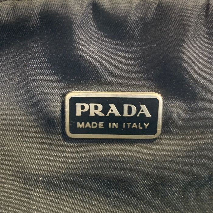PRADA プラダ ウール ポーチ マルチケース チャコールグレー 福生店