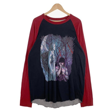 SUPREME シュプリーム 21AW The Crow ザ クロウ Raglan L/S Top ラグランスリーブ トップ レッド ブラック Size XL 福生店