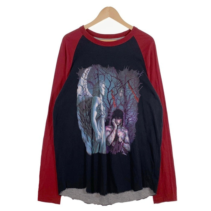 SUPREME シュプリーム 21AW The Crow ザ クロウ Raglan L/S Top ラグランスリーブ トップ レッド ブラック Size XL 福生店