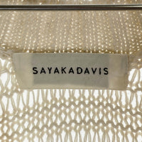 SAYAKA DAVIS サヤカディヴィス OKT105-RL リネン ニットベスト ベージュ sizeS 瑞穂店