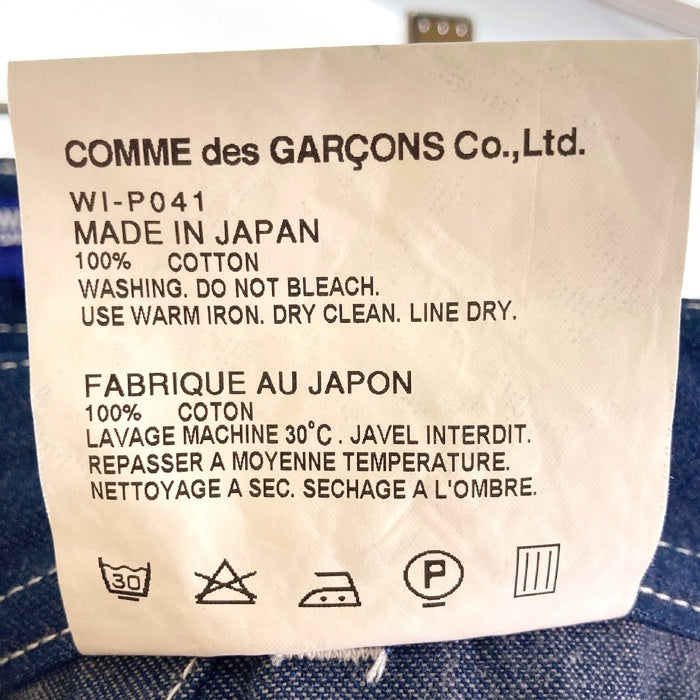 JUNYA WATANABE COMME des GARCONS MAN ジュンヤワタナベ コムデギャルソンマン WI-P041 AD2011 変形 ダブルニー デニム ワークパンツ 前ポケット インディゴ sizeXS 瑞穂店