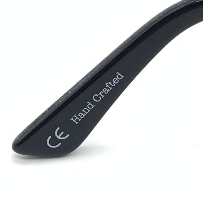 BLACK FLYS EYEWEAR ブラックフライズ アイウェア FLY BARON 丸メガネ クリアレンズ ブラック ゴールド 福生店