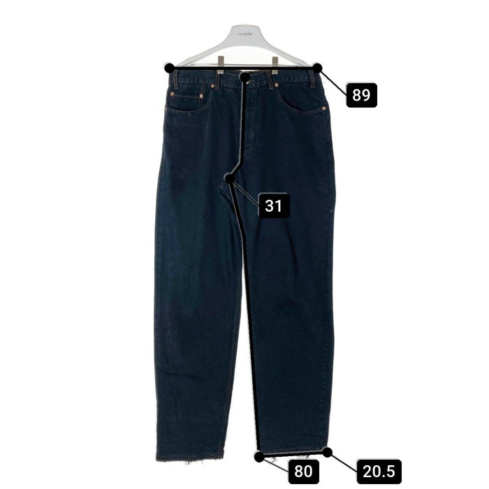 Levi’s 550 ブラックジーンズ　W34 L30 ボタン裏512 Levi's リーバイス 550 ボタン裏512 USA製 後染めブラック
