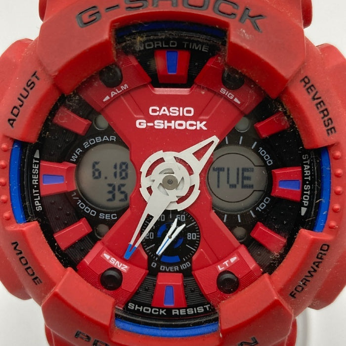 CASO カシオ G-SHOCK GA-201RD-4AJF アナデジ 腕時計 レッド 瑞穂店