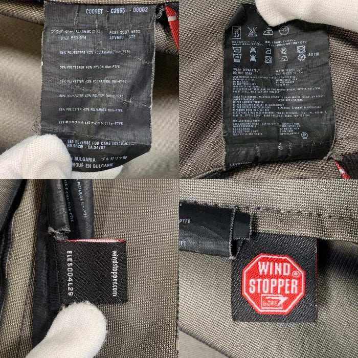 PRADA SPORT プラダスポーツ スタンドカラー ポリエステル ナイロン ジップアップジャケット ブラック WIND STOPPER SGV980 Size 46 福生店