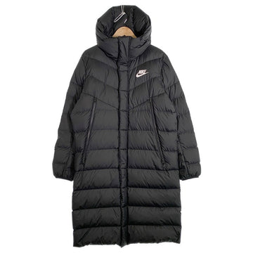 NIKE ナイキ FILL DOWN WINDRUNNER PARKA HOODIE フィルダウン ベンチコート ロング ブラック ポリエステル AA8854-010 Size L 福生店