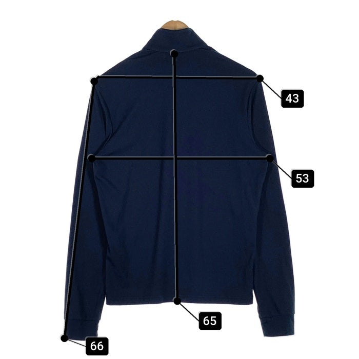 PRADA SPORT プラダスポーツ ハーフジップ プルオーバー ロングスリーブカットソー ネイビー ポリエステル SJJ80 Size M 福生店