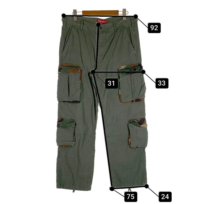 SUPREME シュプリーム 22SS Cargo Pants カーゴパンツ オリーブ カモフラージュ Size 34 福生店