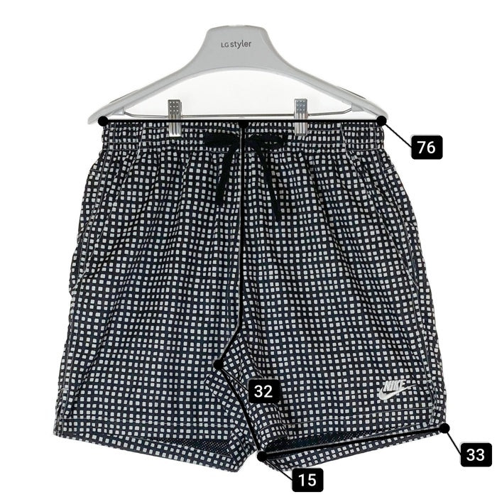 NIKE ナイキ SU211002SIV WOVEN SHORTS ショートパンツ ブラック×ホワイト sizeL 瑞穂店