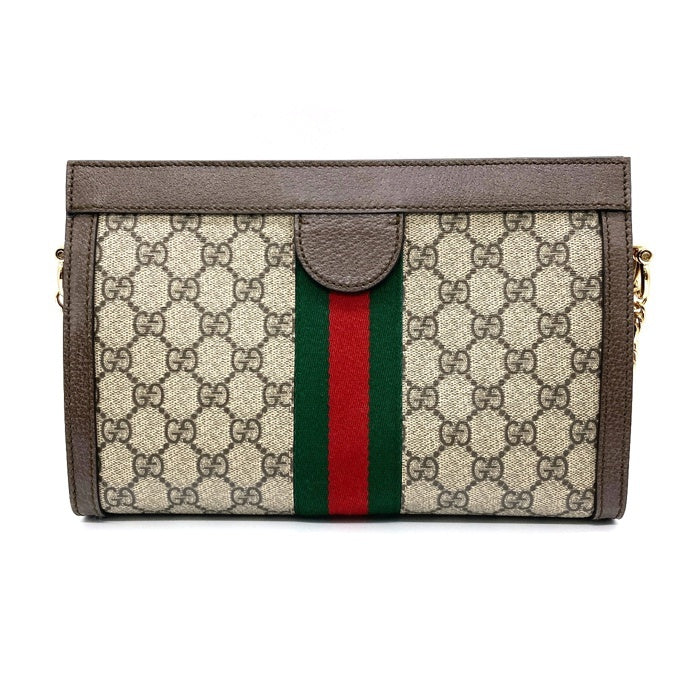 GUCCI グッチ オフィデア スモールチェーン ショルダーバッグ GGスプリーム レザー×PVC 瑞穂店