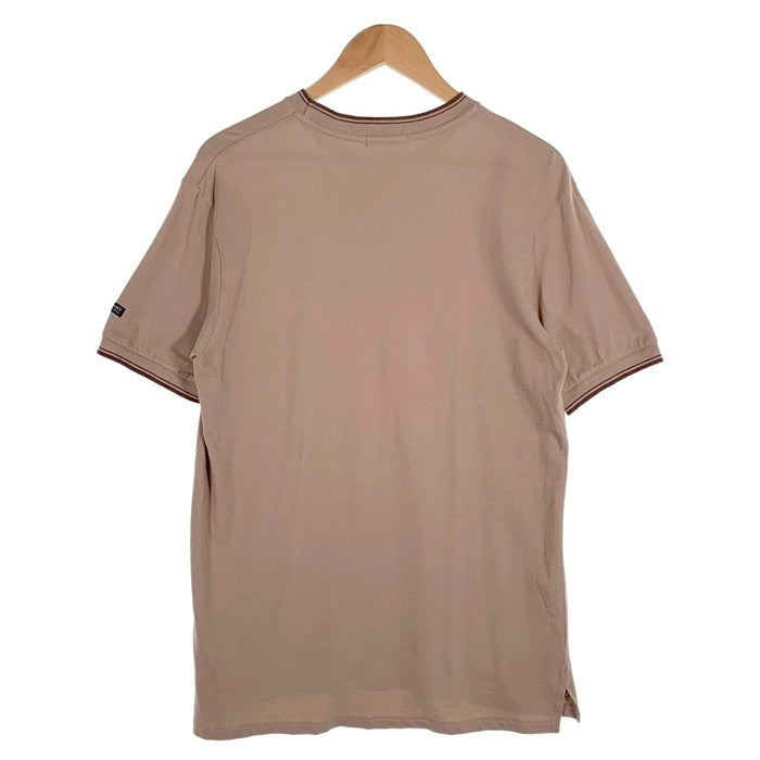 BURBERRY BLACK LABEL バーバリーブラックレーベル ホース刺繡 コットン ポリウレタン Tシャツ ブラウン BMV73-423-44 Size 3 福生店