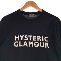 HYSTERIC GLAMOUR ヒステリックグラマー ロゴプリント Tシャツ ブラック 02213CT16 Size M 福生店