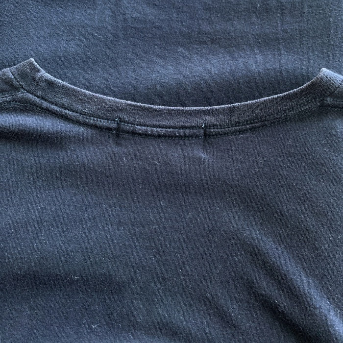 90-00's POLO SPORT ポロスポーツ ワンポイント刺繡 クルーネック Tシャツ ネイビー Size L 福生店