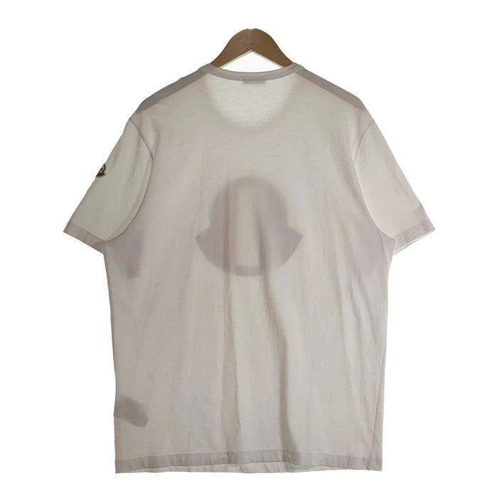 MONCLER モンクレール 21SS MAGLIA SS T-SHIRT 半袖 Tシャツ トリコロールロゴ ホワイト G10918C7B440 8390T Size XL 福生店