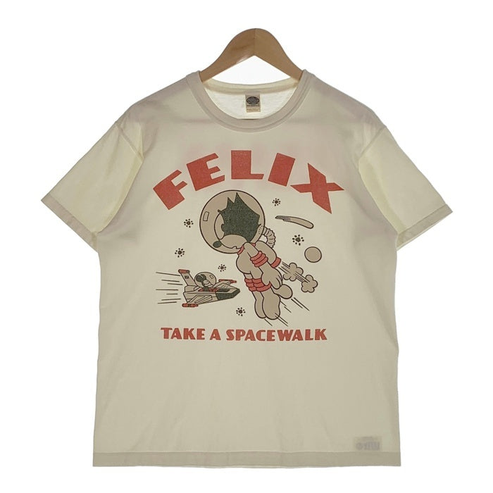 TOY'S McCOY トイズマッコイ FELIX TAKE A SPACEWALK フィリックス プリントTシャツ ホワイト Size L 福生店