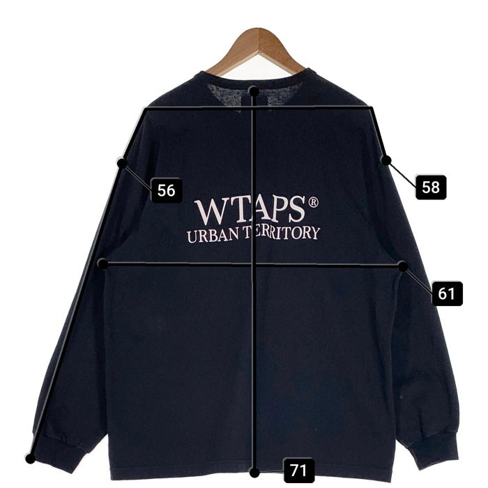 WTAPS ダブルタップス 23SS OBJ 03 LS COTTON. FORTLESS フォートレス ロングスリーブTシャツ ブラック 231ATDT-CSM12 Size 03 福生店