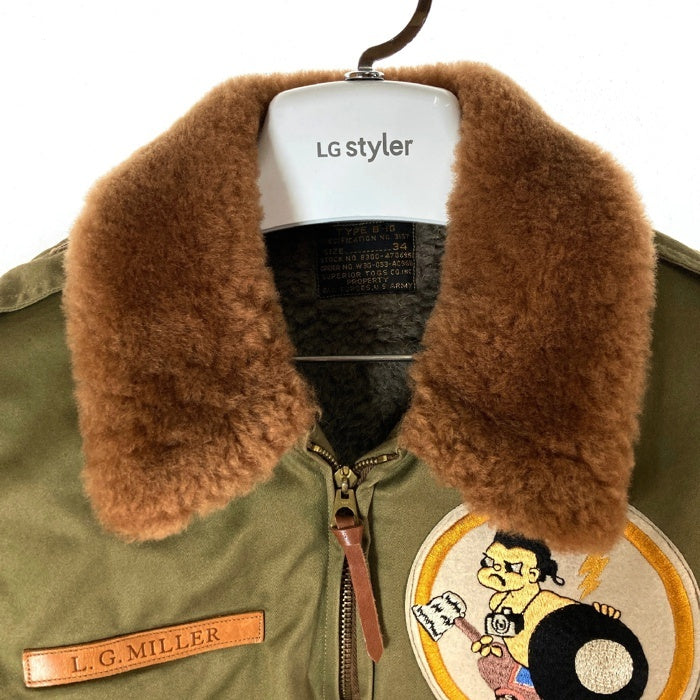 BUZZ RICKSONS バズリクソンズ BR10994 BR11281 BR11325 タンカースジャケット カーキ size44R※所々変色あり 瑞穂店