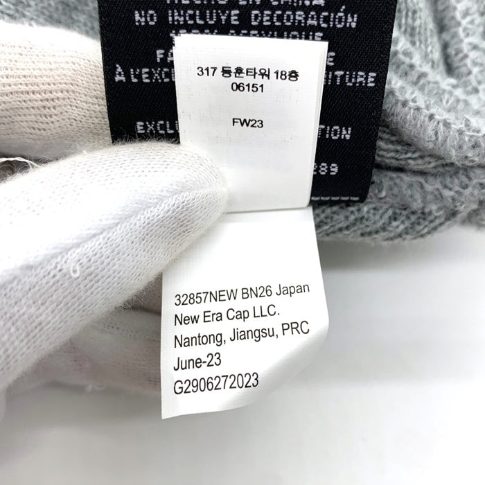 SUPREME シュプリーム NEW ERA ニューエラ 23AW Box Logo Beanie ボックスロゴ ビーニー グレー 福生店