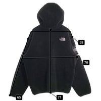 SUPREME シュプリーム 20AW THE NORTH FACE ノースフェイス Logo Hooded Fleece Jacket ロゴフーデッドフリースジャケット Sロゴ ブラック NT62004I Size XL 福生店