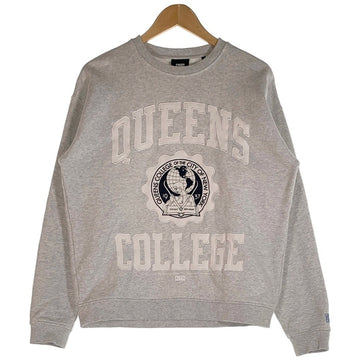 KITH キス 22AW Russell ラッセルアスレチック QUEENS COLLEGE クルーネックスウェットトレーナー アッシュグレー Size S 福生店