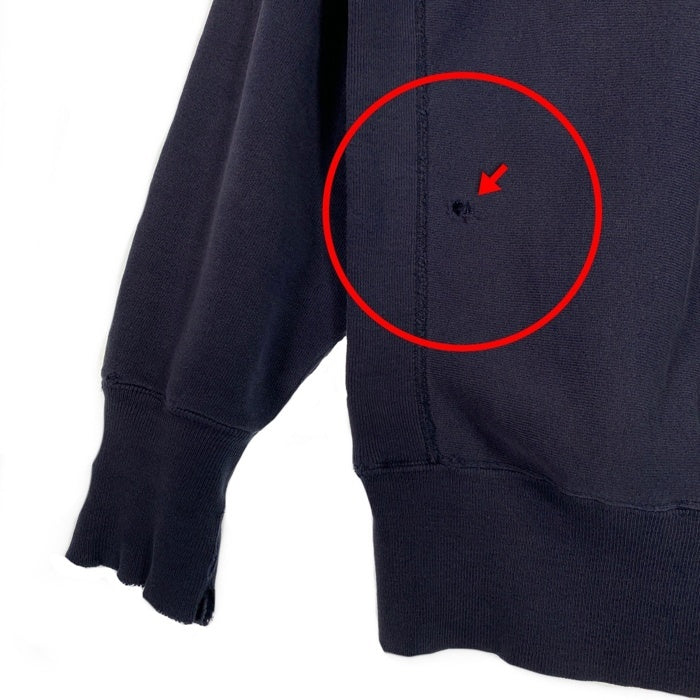 Champion チャンピオン REVERSE WEAVE リバースウィーブ NOTRE DAME ノートルダム クルーネックスウェットトレーナー ネイビー Size L 相当 福生店