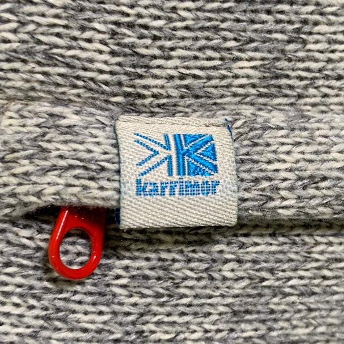 Karrimor カリマー journey parka ジャーニーパーカー ジップアップニットパーカー グレー ネイビー 27-13F Size L 福生店