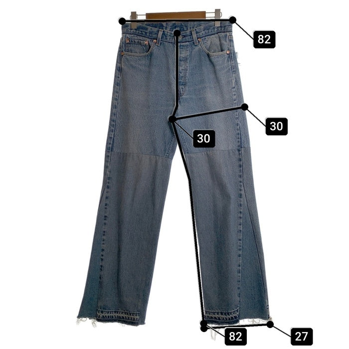 READYMADE レディメイド 再構築 フレア デニムパンツ インディゴ Lot 69817 RE-CO-BL-00-00-251 Size RANDOM 福生店