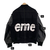 SUPREME シュプリーム 24SS Big Logo Chenille Varsity Jacket ビッグロゴ シェニール バーシティジャケット ブラック Size M 福生店