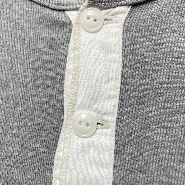 The REAL McCOY'S リアルマッコイズ BALL PARK KNIT WEAR ヘンリーネック サーマル 長袖カットソー グレー sizeXL 瑞穂店