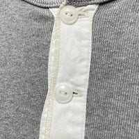 The REAL McCOY'S リアルマッコイズ BALL PARK KNIT WEAR ヘンリーネック サーマル 長袖カットソー グレー sizeXL 瑞穂店