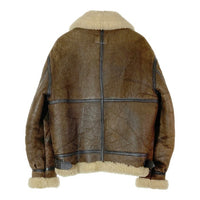 US SHEEPSKIN ユーエスシープシキン USA製 B-3 ムートン フライトジャケット ブラウン sizeM 瑞穂店