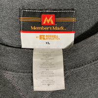 Member's Mark メンバーズマーク RUSSELL ATHLETIC ラッセルアスレチック クルーネックスウェット チャコール Size XL 福生店